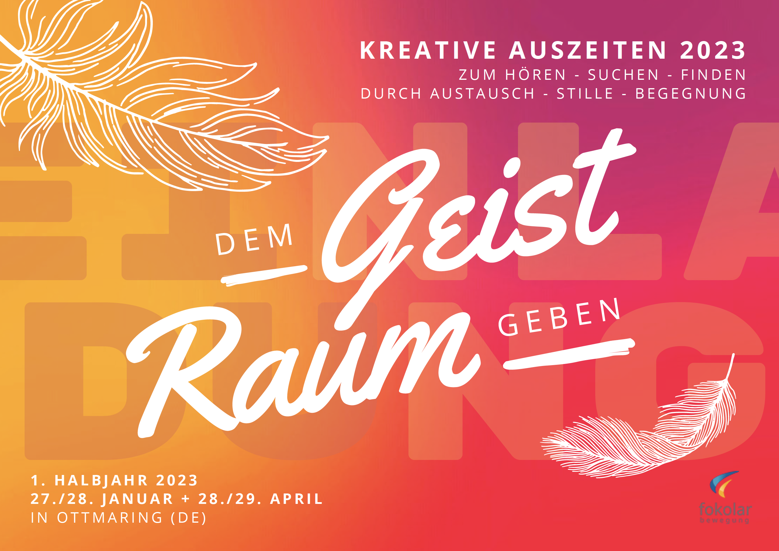 Dem Geist Raum geben